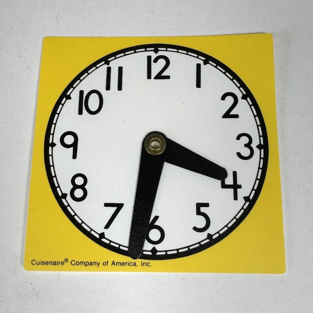Mixed Lot of Classroom Analog Clock Time Manipulative Teaching Supplies